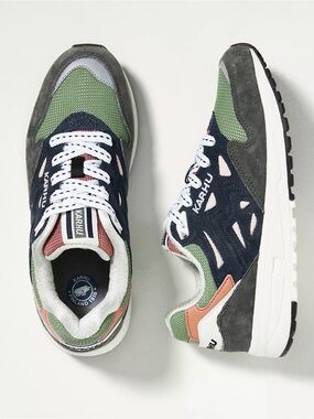 Karhu Legacy 96 Gunmetal India Ink sneakers Warm Taupe 6 EUC Athleisure Sporty